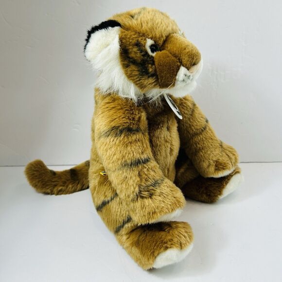 Build A Bear Workshop Bengal Tiger Plush WWF Tag Retired Stuffed Animal 2001 - Picture 3 of 7